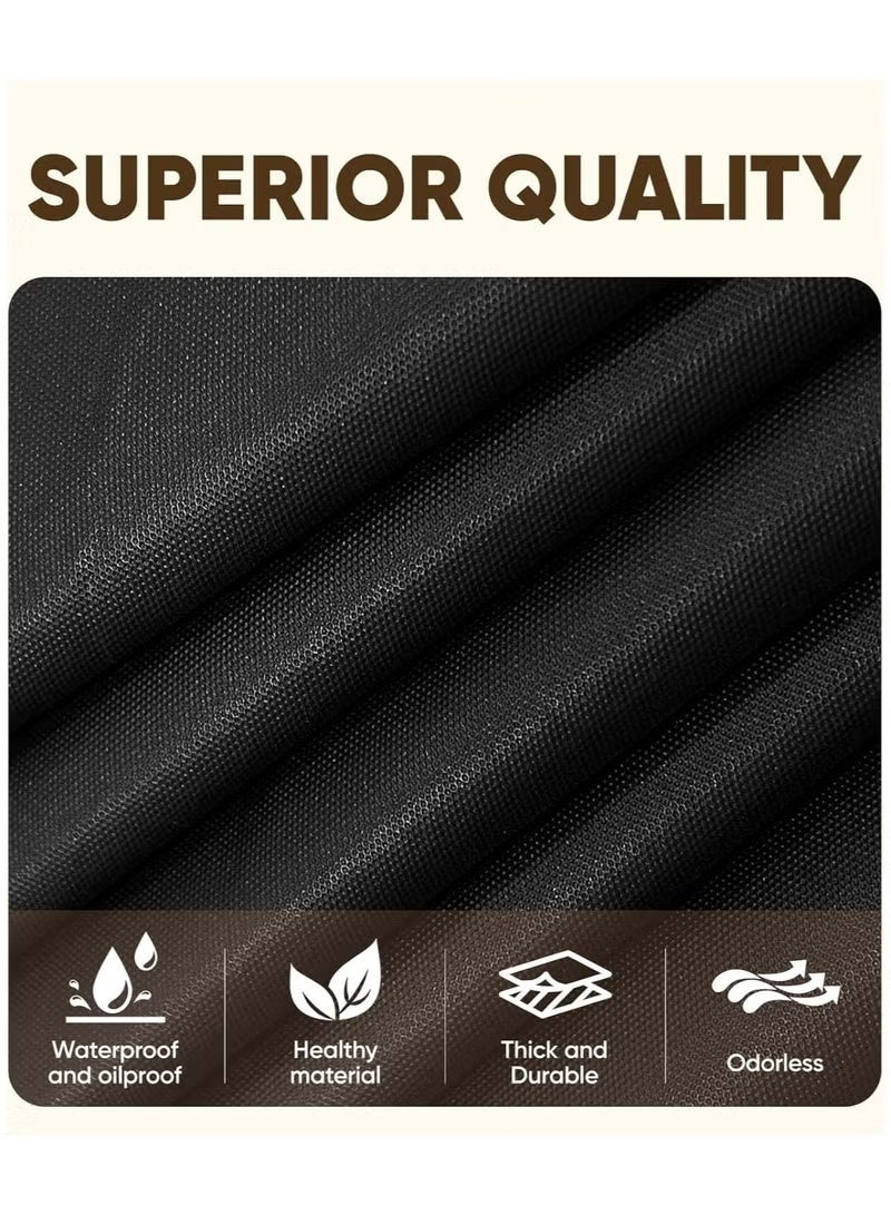 Gecomo Disposable Table Cloth 137 x 274cm Table Cloths for Party, Plastic Tablecloths for Rectangle Tables, Waterproof & Sturdy Decorative Table Cover for Dining, Wedding, Outdoor - Image 3